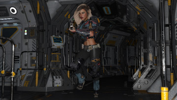 Картинка 3д+графика фантазия+ fantasy фон взгляд девушка