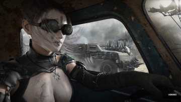 Картинка 3д+графика фантазия+ fantasy кабина cross женщина