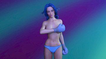 Картинка 3д+графика люди+ people фон взгляд девушка