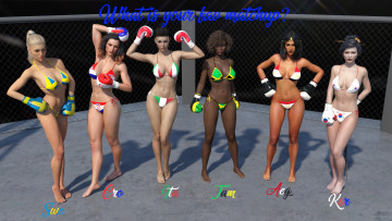 Картинка 3д+графика спорт+ sport фон взгляд девушки