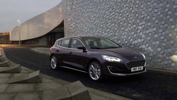 Картинка ford+focus+hatchback+vignale+2019 автомобили ford focus фиолетовый 2019 vignale hatchback