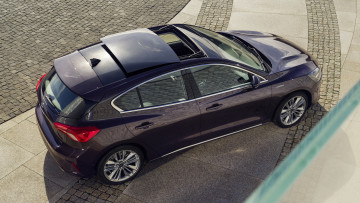 Картинка ford+focus+hatchback+vignale+2019 автомобили ford фиолетовый 2019 vignale hatchback focus