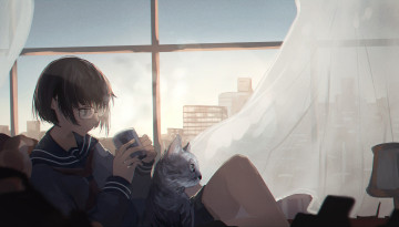 Картинка аниме животные +существа mifuru