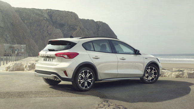 Обои картинки фото ford focus active 2019, автомобили, ford, focus, белый, active, 2019