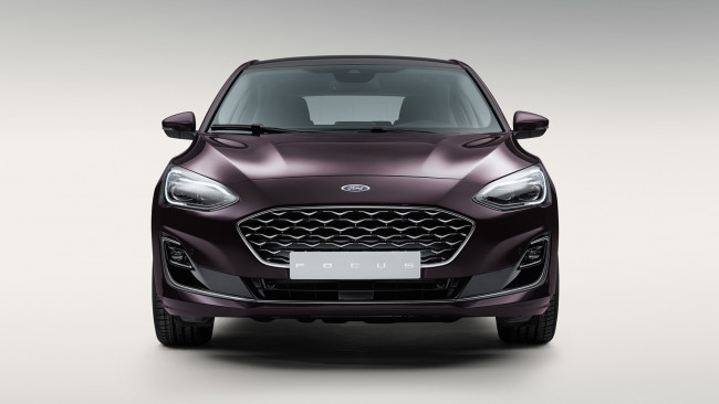Обои картинки фото ford focus hatchback vignale 2019, автомобили, ford, фиолетовый, 2019, focus, hatchback, vignale