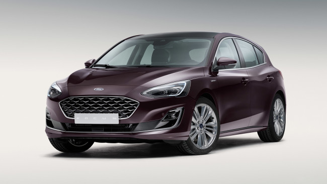 Обои картинки фото ford focus hatchback vignale 2019, автомобили, ford, hatchback, фиолетовый, 2019, vignale, focus