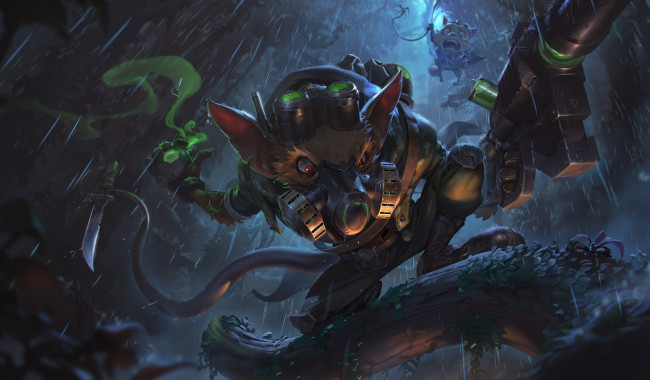 Обои картинки фото фэнтези, существа, omega, squad, twitch, splash, оружие, злость, пёс