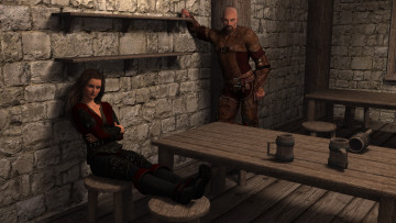 Картинка 3д+графика фантазия+ fantasy девушка взгляд фон