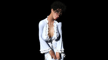 Картинка 3д+графика люди+ people девушка взгляд фон