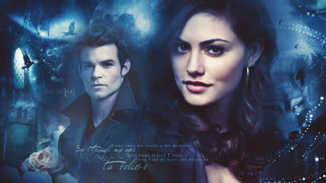Картинка кино+фильмы the+originals+ сериал девушка мужчина фон взгляд улыбка