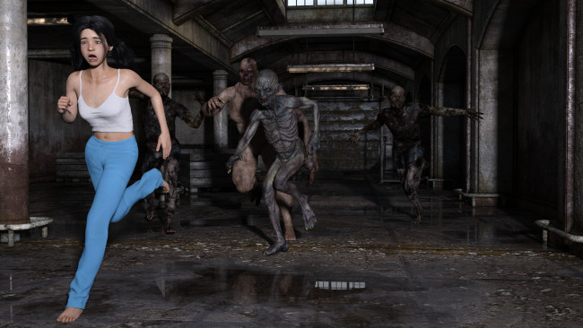 Обои картинки фото 3д графика, фантазия , fantasy, фон, взгляд, девушка