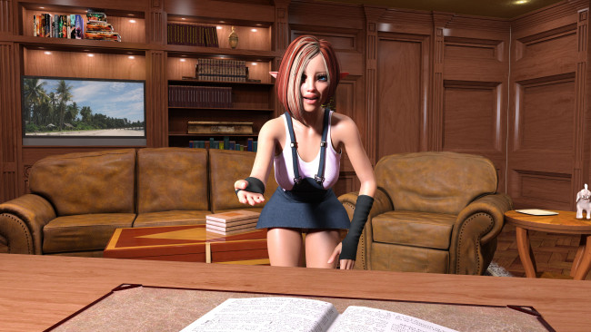 Обои картинки фото 3д графика, люди , people, фон, взгляд, девушка