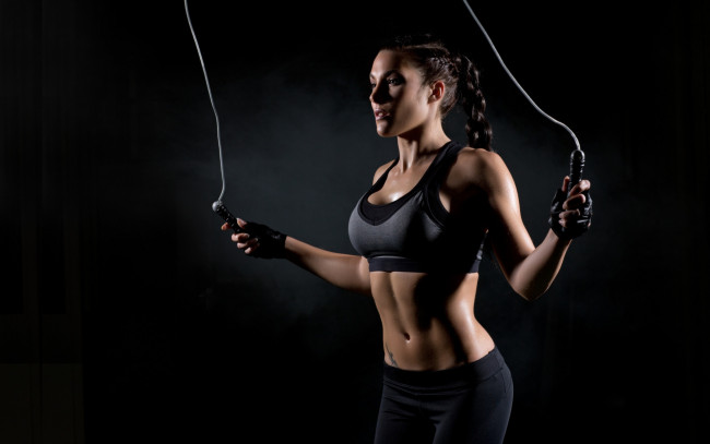 Обои картинки фото спорт, фитнес, fitness, workout, jump