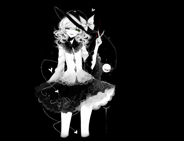 Обои картинки фото sheya, аниме, touhou, девушка