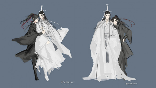 Обои картинки фото аниме, mo dao zu shi, the, untamed, неукротимый, повелитель, чэньцин, мосян, тунсю, mo, dao, zu, shi, магистр, дьявольского, культа