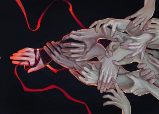 Картинка аниме mo+dao+zu+shi руки лента