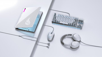 обоя asus, компьютеры, наушники, wallpaper, клавиатура, ноутбук, электроника, hi, tech, rog, гаджеты, мышка, компьютерная, фон, дисплея