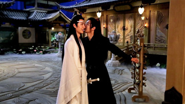 Картинка разное знаменитости ван ибо сяо чжань костюмы съемки