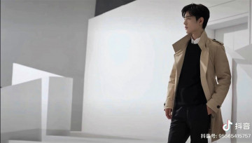 Картинка мужчины xiao+zhan актер пальто