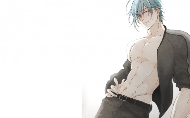 Обои картинки фото аниме, unknown,  другое , парень, торс