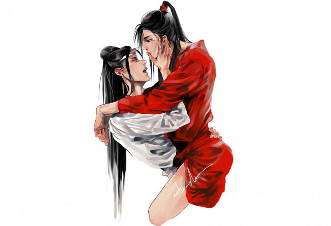 Обои картинки фото аниме, mo dao zu shi, вэй, усянь, лань, ванцзы