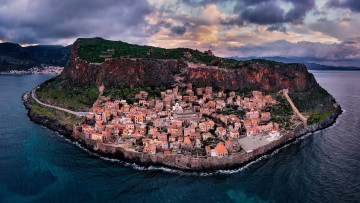 Картинка monemwasia greece города -+панорамы