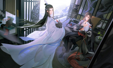 Картинка аниме mo+dao+zu+shi лань ванцзи вэй усянь кролики