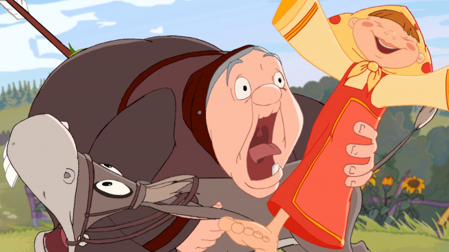 Обои картинки фото мультфильмы, алеша попович и тугарин змей, попович, тугарин