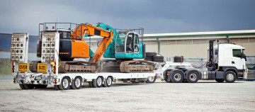 Картинка автомобили грузовики перевозка негабаритных грузов