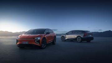 Картинка автомобили hiphi х пoбeрeжьe cупер полноразмерный электромобиль кроссовер китай