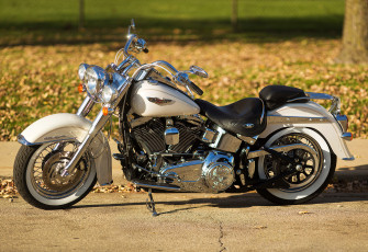 Картинка харлей мотоциклы harley-davidson мотоцикл байк белый