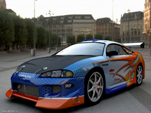 Картинка tuning car автомобили mitsubishi