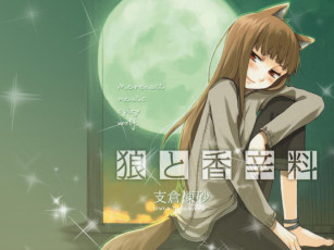 Картинка аниме spice and wolf
