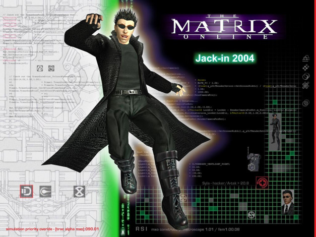 Обои картинки фото видео, игры, the, matrix, online