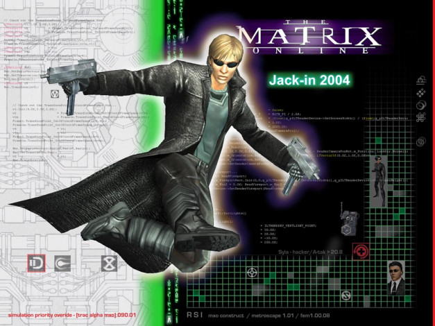 Обои картинки фото видео, игры, the, matrix, online