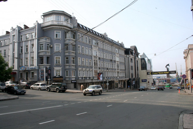 Обои картинки фото владивосток, океанский, пр, города, улицы, площади, набережные