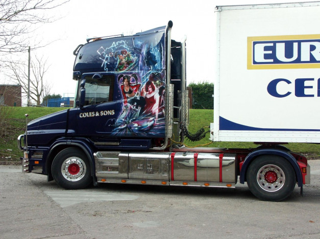 Обои картинки фото автомобили, scania