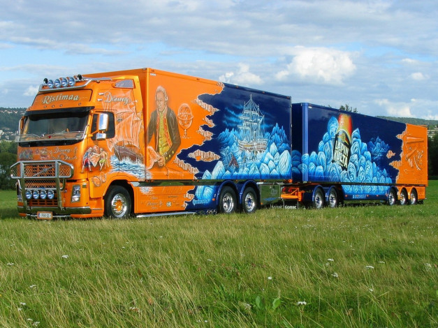 Обои картинки фото автомобили, volvo, trucks