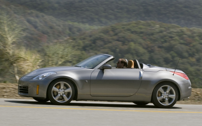 Обои картинки фото nissan, 350z, автомобили, datsun