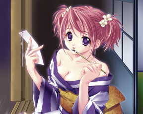 Картинка аниме carnelian