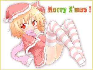 Картинка аниме merry chrismas winter