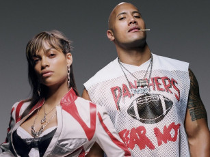 Картинка rosario dawson dwayne johnson разное знаменитости