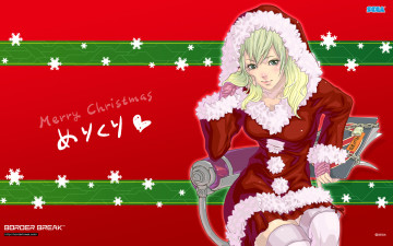 Картинка аниме merry chrismas winter