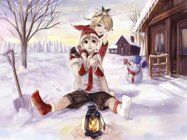 Обои картинки фото аниме, vocaloid