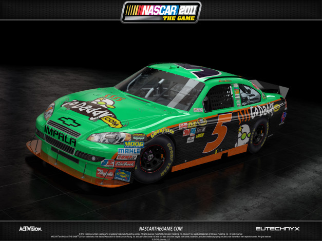 Обои картинки фото nascar, the, game, 2011, видео, игры