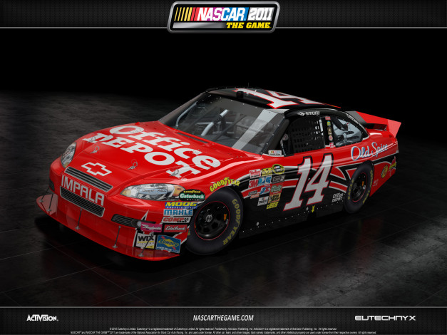 Обои картинки фото nascar, the, game, 2011, видео, игры