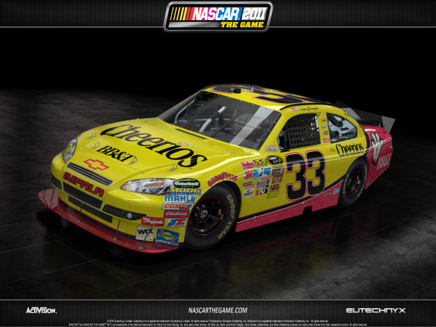 Обои картинки фото nascar, the, game, 2011, видео, игры