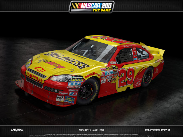 Обои картинки фото nascar, the, game, 2011, видео, игры