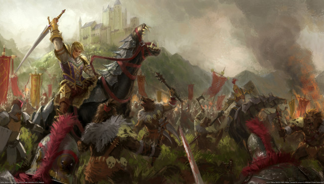 Обои картинки фото sphira, warrior`s, dawn, artwork, видео, игры