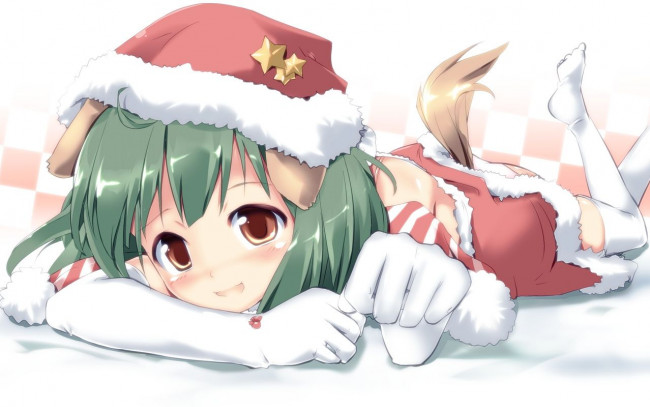 Обои картинки фото аниме, merry, chrismas, winter